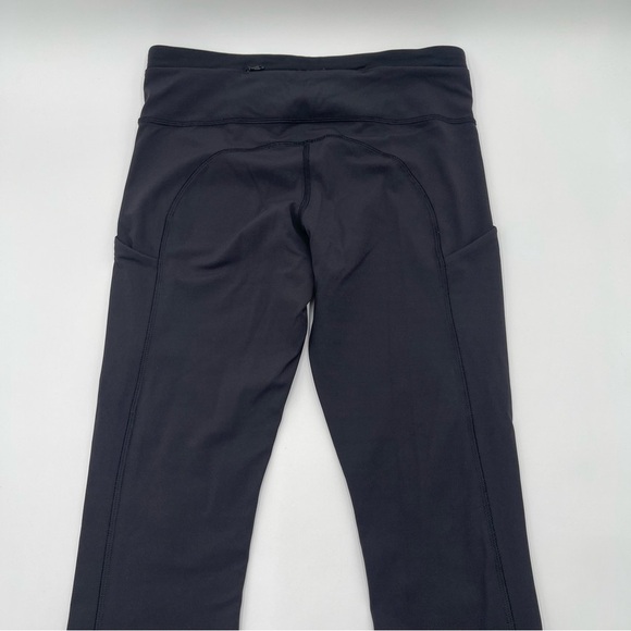 Lululemon Speed Tight Leggings Size 6 Checkered Reflective Black Compression - Picture 8 of 14